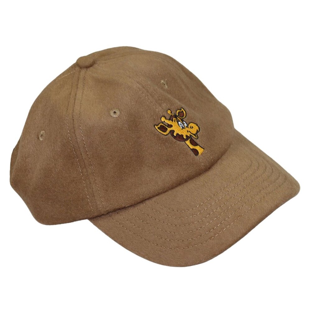 Bonobos x Toys R Us Geoffrey Embroidery 100% Wool Baseball Cap OS NWT Brown